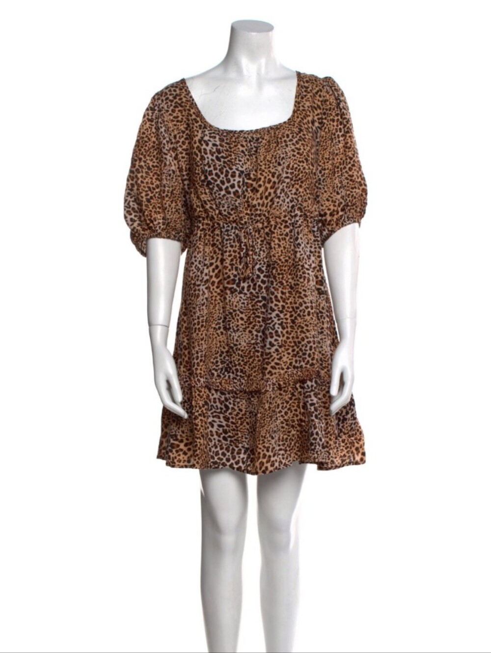 Lisa Says Gah Animal Print Mini Dress